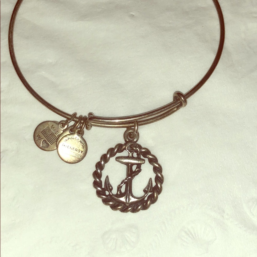 Alex and Ani Anchor Charm Bracelet